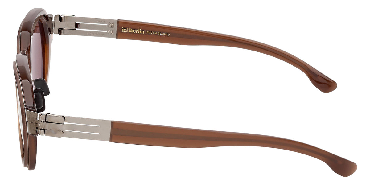 ic! berlin IC0231 LESLIE 48E 49 - Matte Rhodium / Brown #id:ic023148e_s:102110