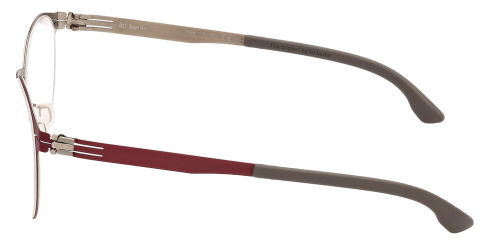 ic! berlin IC5333 WANDA 035 51 - Matte Sandblasted Light Ruthenium #id:ic5333035_s:100110
