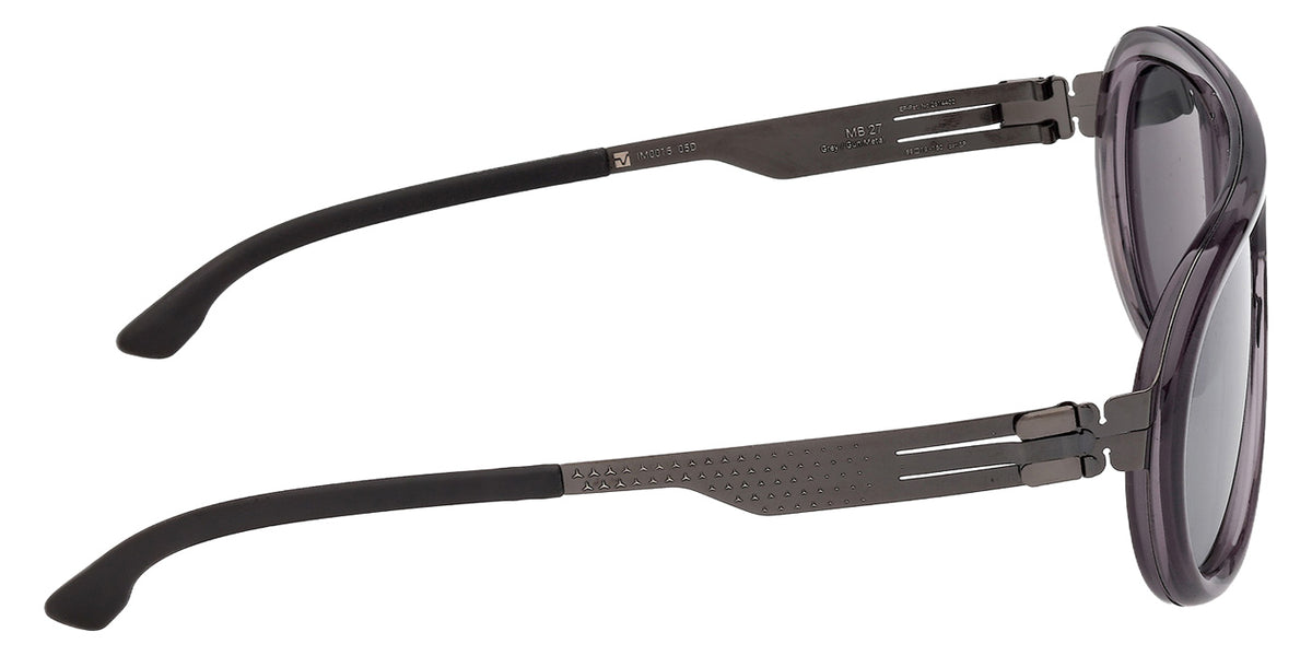 ic! berlin IM0015 MB 27 05D 59 - Black/Monocolor / Smoke Polarized #id:im001505d_s:100130
