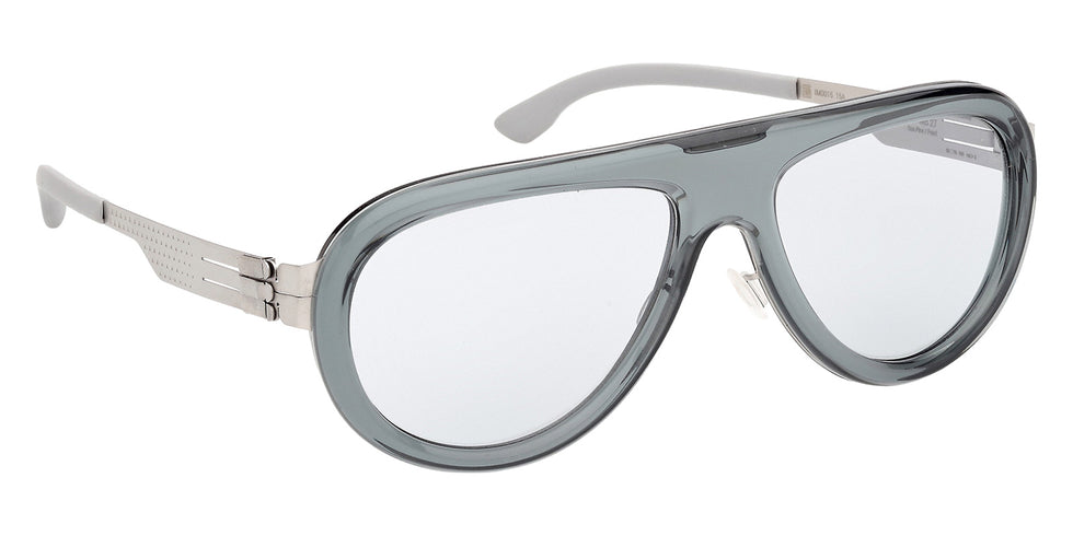 ic! berlin IM0015 MB 27 15A 59 - Shiny Satin Gunmetal / Smoke #id:im001515a_s:100135