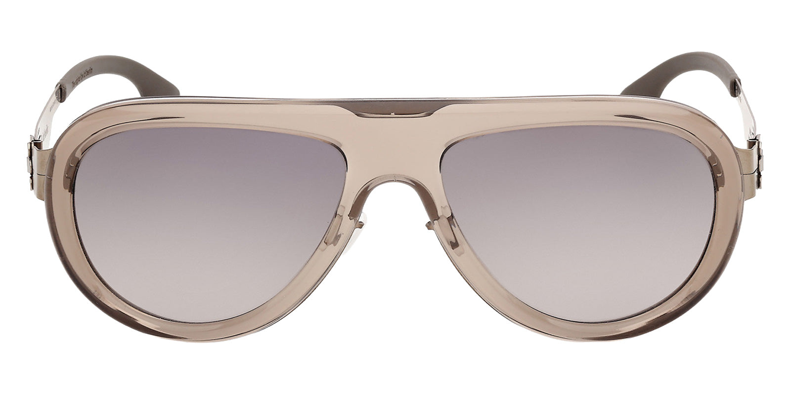 ic! berlin IM0015 MB 27 35B 59 - Matte Sandblasted Light Ruthenium / Gradient Smoke #id:im001535b_s:102100