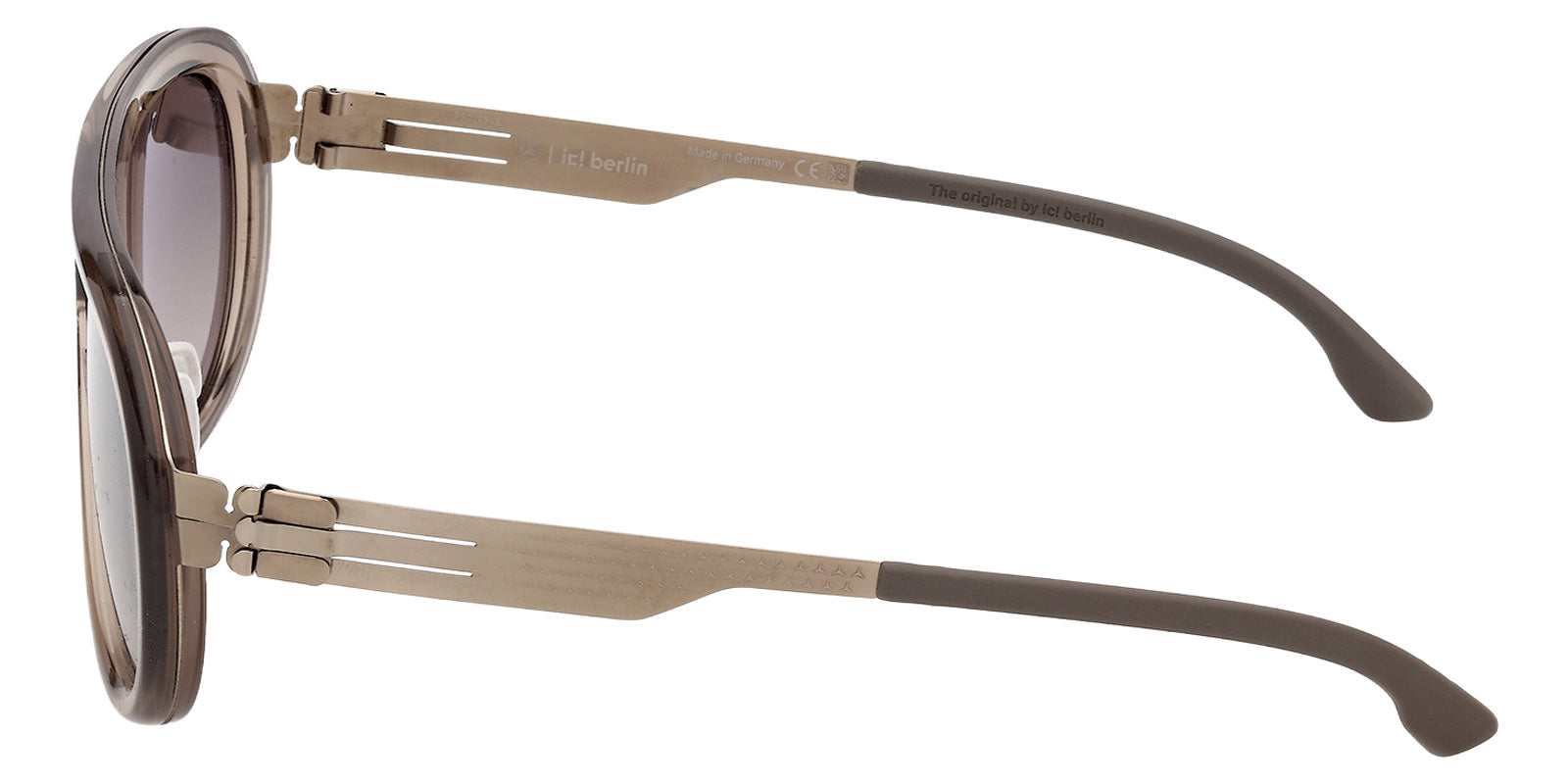ic! berlin IM0015 MB 27 35B 59 - Matte Sandblasted Light Ruthenium / Gradient Smoke #id:im001535b_s:102110