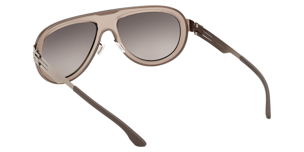 ic! berlin IM0015 MB 27 35B 59 - Matte Sandblasted Light Ruthenium / Gradient Smoke #id:im001535b_s:102115