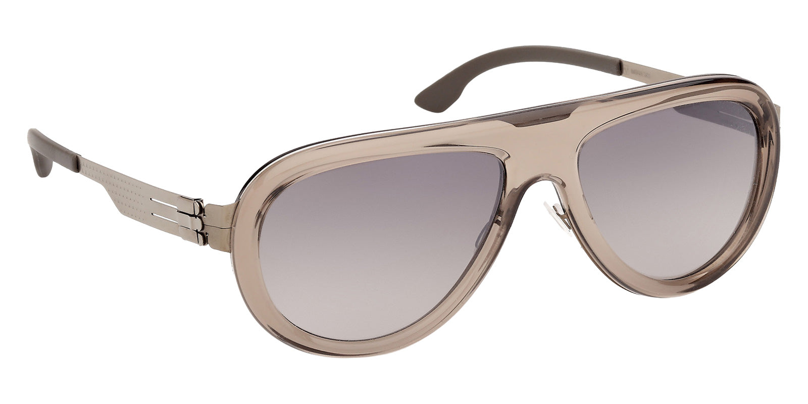 ic! berlin IM0015 MB 27 35B 59 - Matte Sandblasted Light Ruthenium / Gradient Smoke #id:im001535b_s:102135