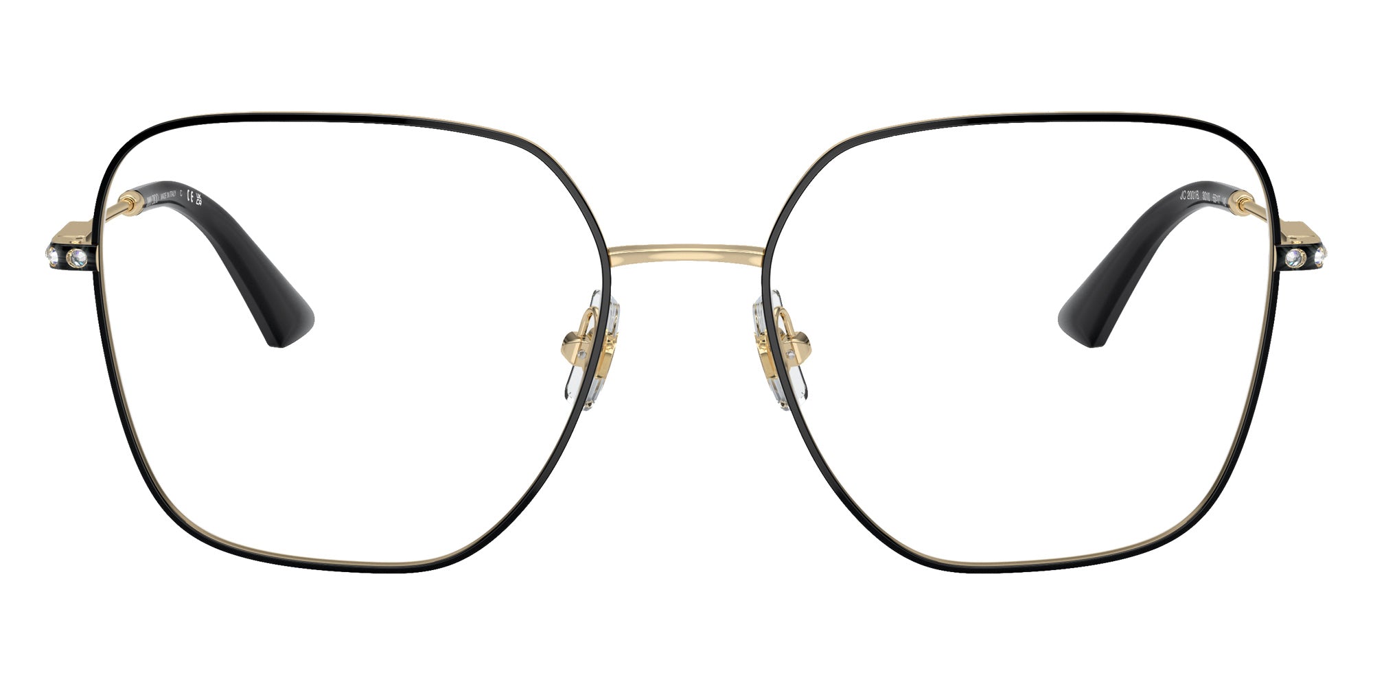 Jimmy Choo JC2001B 3010 55 - Pale Gold/Black #id:jc2001b3010_s:102100