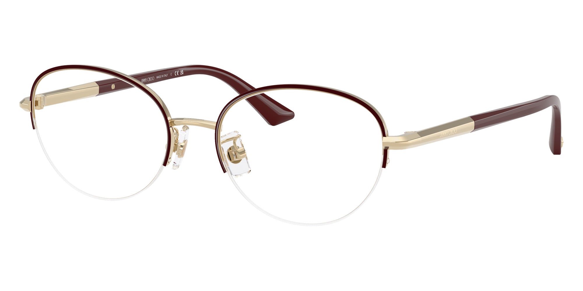 Jimmy Choo JC2014D 3025 51 - Pale Gold/Cranberry #id:jc2014d3025_s:102105