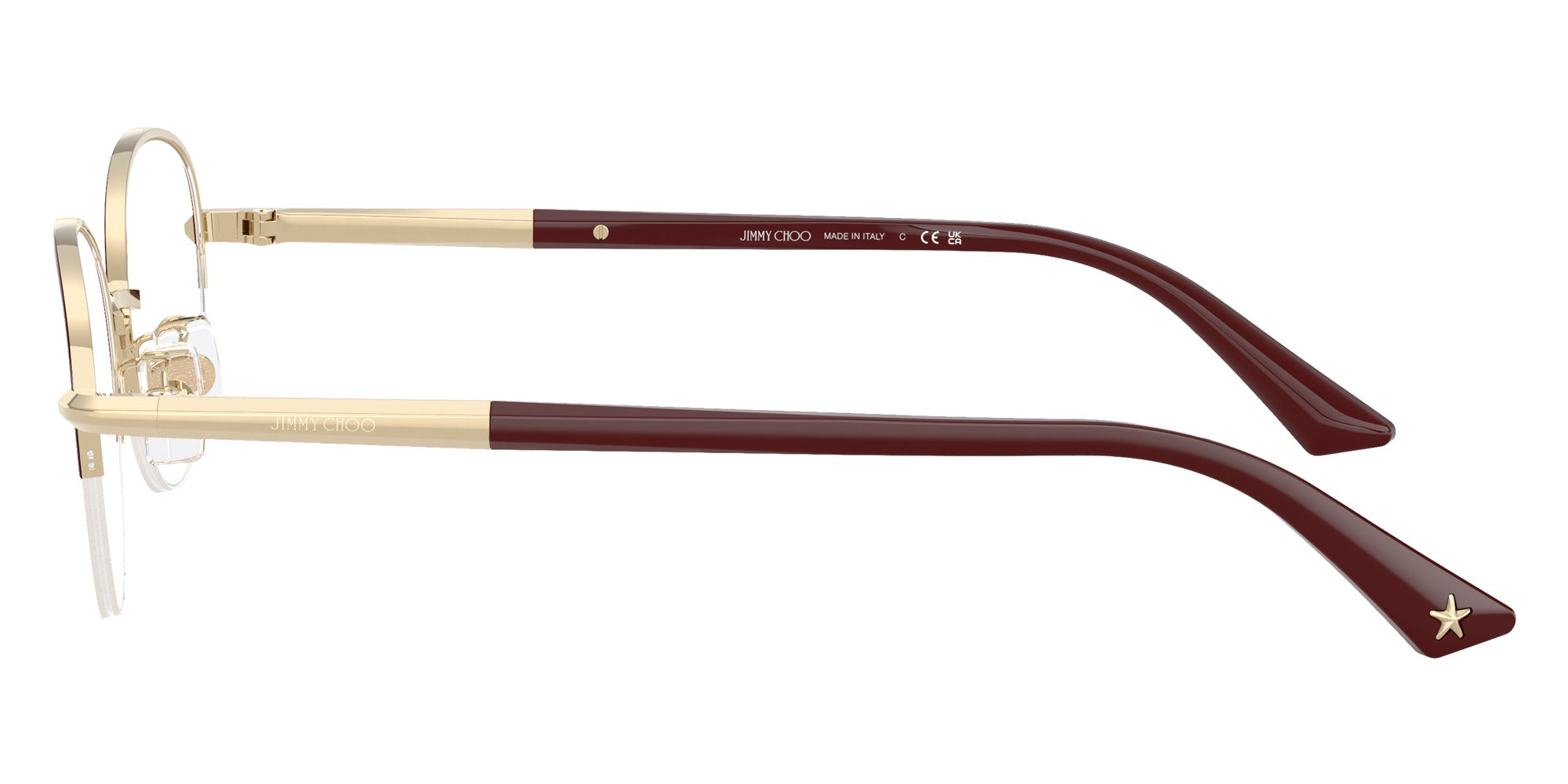 Jimmy Choo JC2014D 3025 51 - Pale Gold/Cranberry #id:jc2014d3025_s:102110