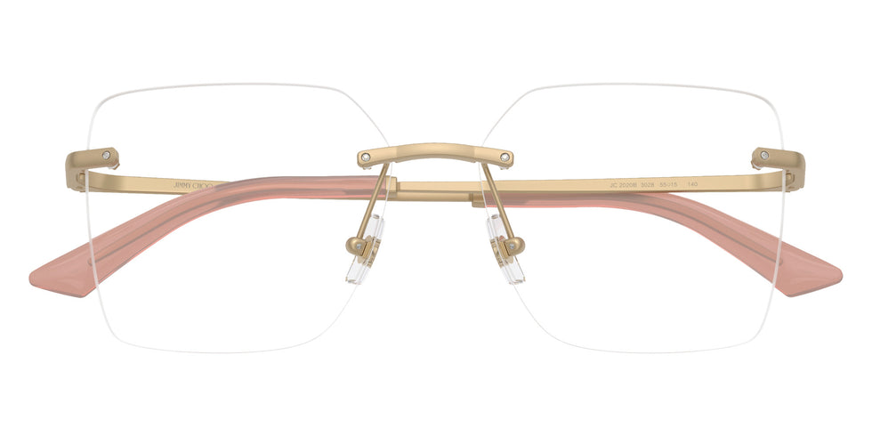 Jimmy Choo JC2020B 3028 55 - Matte Pale Gold #id:jc2020b3028_s:106100