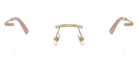 Jimmy Choo JC2020B 3028 55 - Matte Pale Gold #id:jc2020b3028_s:106120