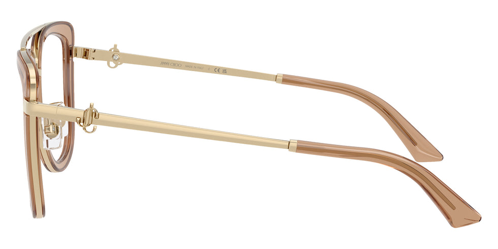 Jimmy Choo JC2024B 3006 52 - Pale Gold/Transparent Tan #id:jc2024b3006_s:100110