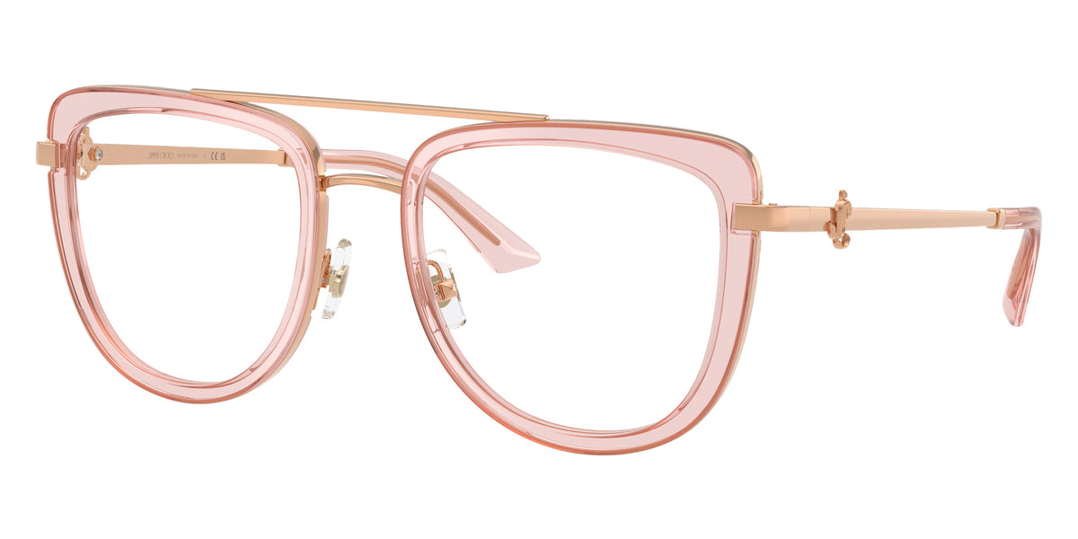 Jimmy Choo JC2024B 3008 52 - Rose Gold/Transparent Rose #id:jc2024b3008_s:102105