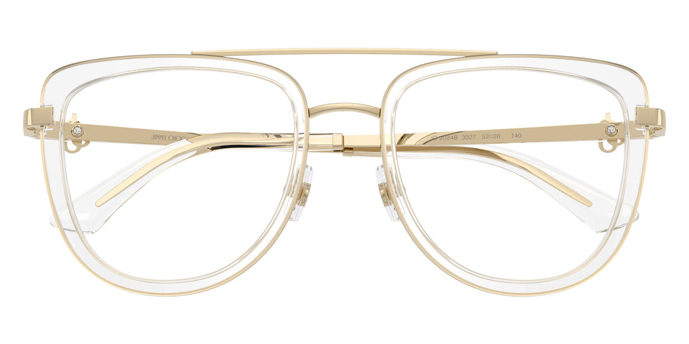 Jimmy Choo JC2024B 3027 52 - Pale Gold/Transparent Crystal #id:jc2024b3027_s:106120