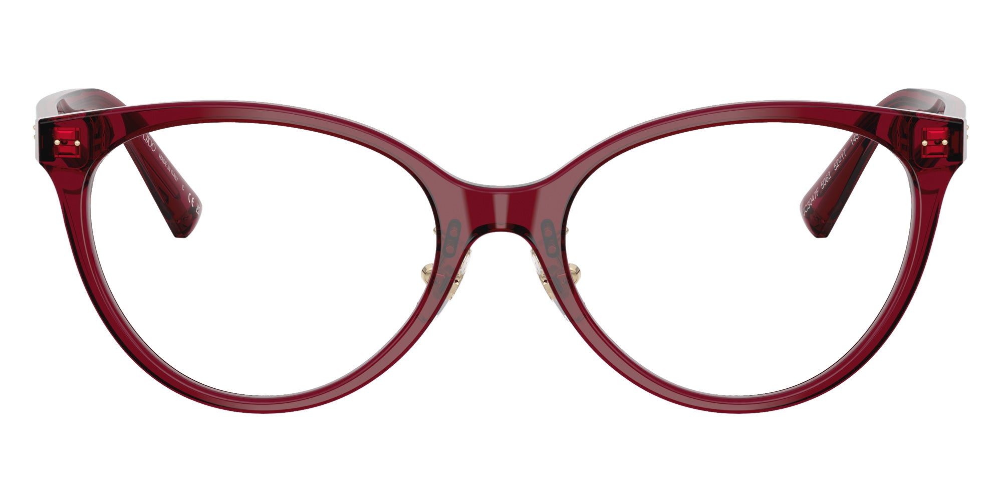 Jimmy Choo JC3047F 5062 52 - Transparent Cranberry #id:jc3047f5062_s:104100