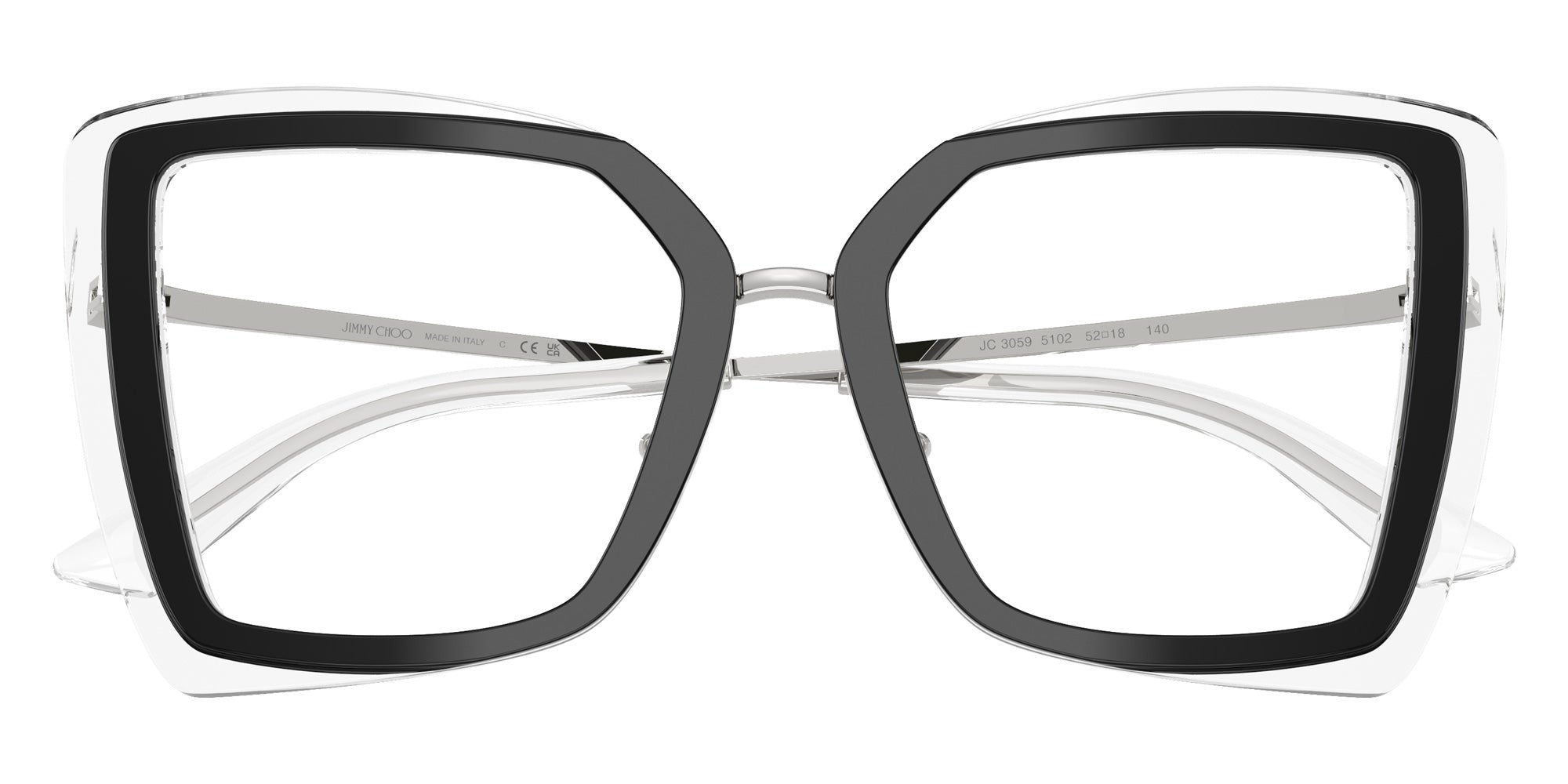 Jimmy Choo JC3059 5102 50 - Black/Crystal #id:jc30595102_s:100120