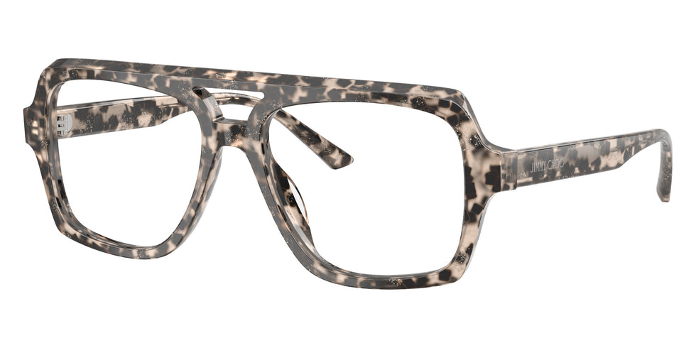 Jimmy Choo JC3071U 5115 52 - Gray Glitter Havana #id:jc3071u5115_s:112105