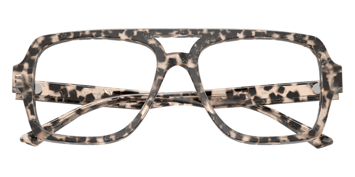 Jimmy Choo JC3071U 5115 52 - Gray Glitter Havana #id:jc3071u5115_s:112120
