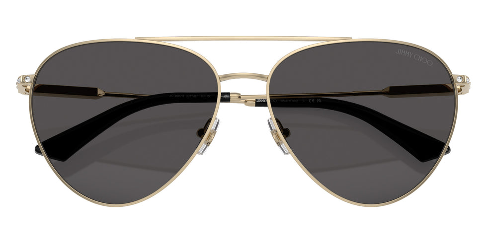 Jimmy Choo JC4002B 301787 60 - Pale Gold / Dark Gray #id:jc4002b301787_s:104120