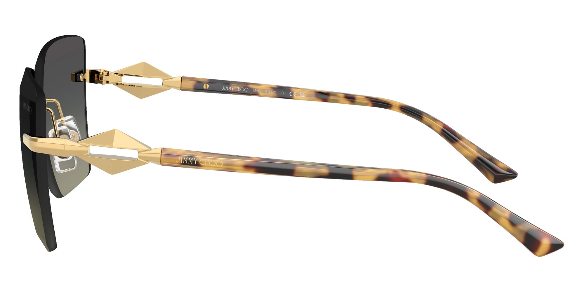 Jimmy Choo JC4018 Square Sunglasses | EyeOns.com