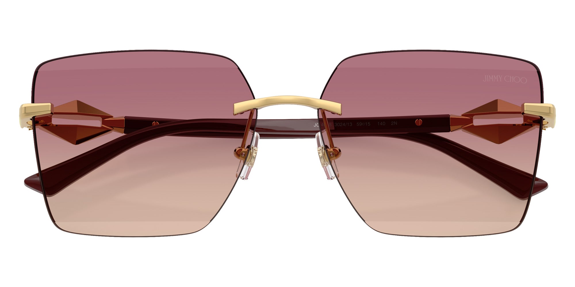 Jimmy Choo JC4018 Square Sunglasses | EyeOns.com