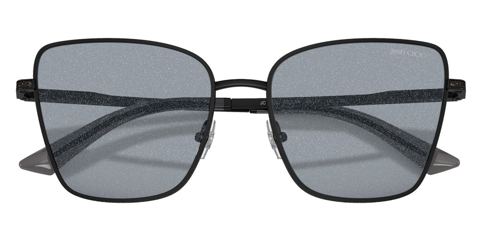 Jimmy Choo JC4023J 30014R 55 - Matte Black / Dark Gray Glitter #id:jc4023j30014r_s:100120