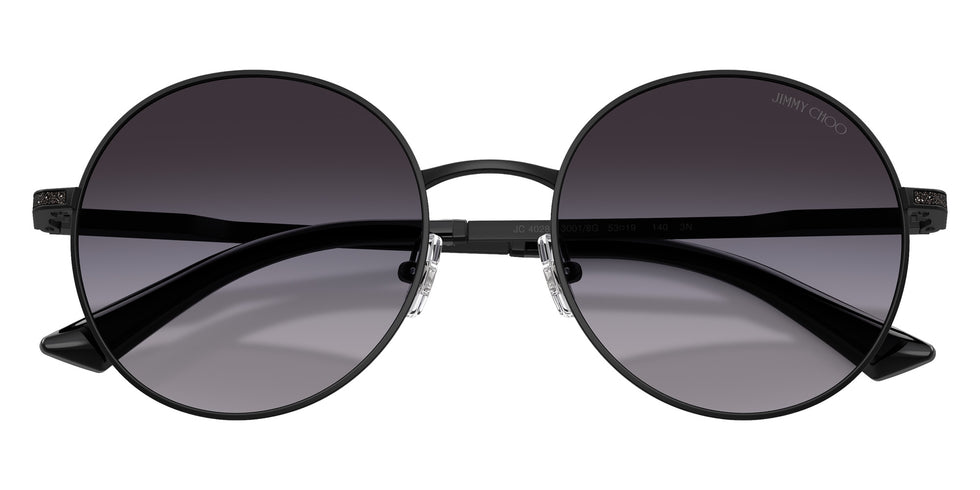 Jimmy Choo JC4028J 30018G 53 - Matte Black / Gray Gradient #id:jc4028j30018g_s:100120