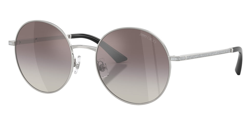 Jimmy Choo JC4028J 30026I 53 - Silver / Gradient Gray Mirrored Silver #id:jc4028j30026i_s:102105