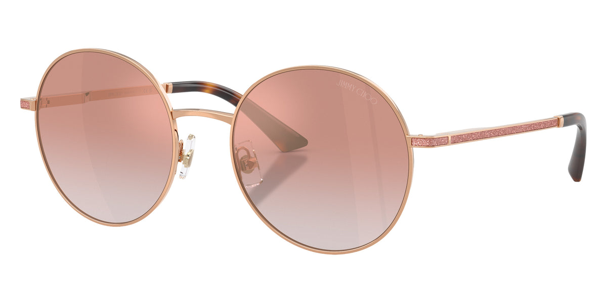 Jimmy Choo JC4028J 30086F 53 - Rose Gold / Gradient Pink Mirrored Pink #id:jc4028j30086f_s:106105