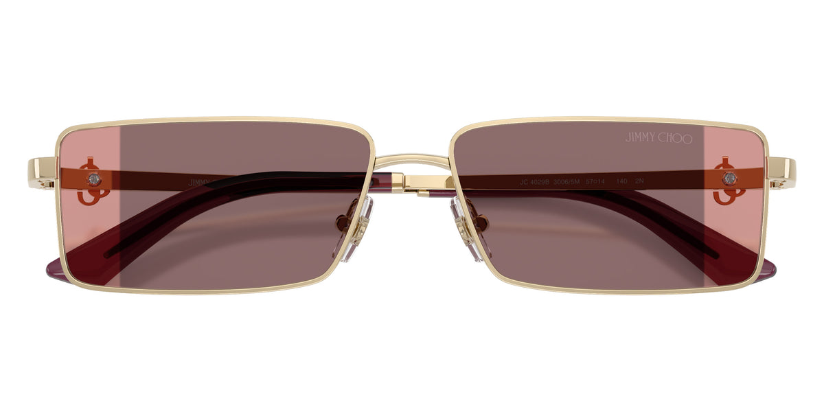 Jimmy Choo JC4029B 30065M 57 - Pale Gold / Pink Gradient Sharp Gray #id:jc4029b30065m_s:102120