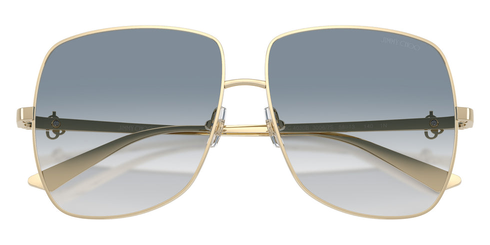 Jimmy Choo JC4030B 30067S 58 - Pale Gold / Gray Gradient Blue #id:jc4030b30067s_s:102120
