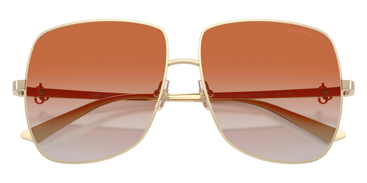 Jimmy Choo JC4030B 3006BU 58 - Pale Gold / Gray Gradient Orange #id:jc4030b3006bu_s:104120