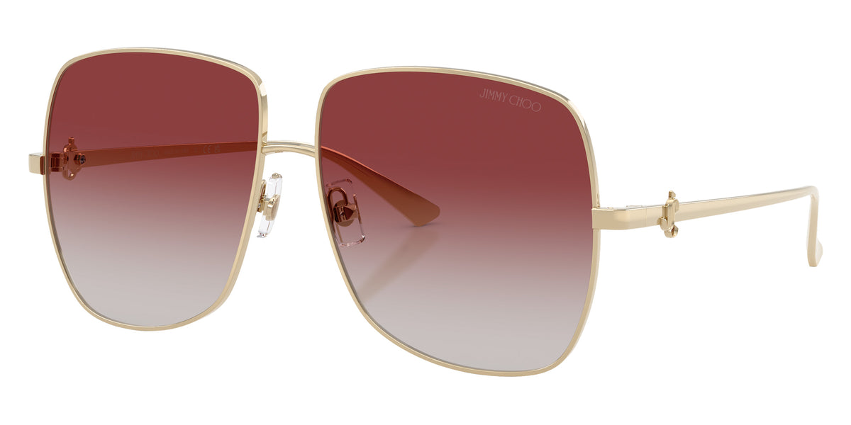 Jimmy Choo JC4030B 3006BV 58 - Pale Gold / Gray Gradient Bordeaux #id:jc4030b3006bv_s:106105