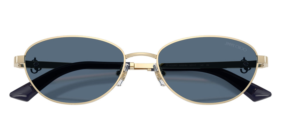 Jimmy Choo JC4032BD 300680 53 - Pale Gold / Dark Blue #id:jc4032bd300680_s:102120