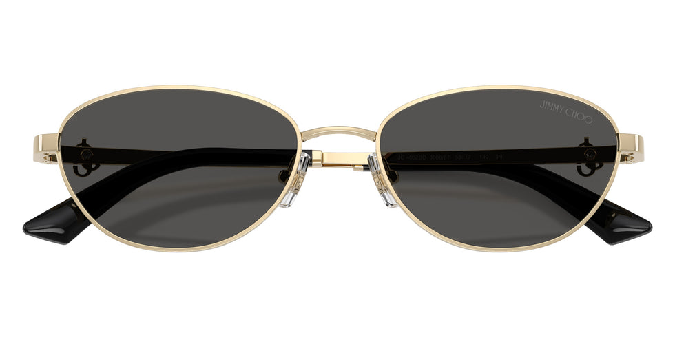Jimmy Choo JC4032BD 300687 53 - Pale Gold / Dark Gray #id:jc4032bd300687_s:104120