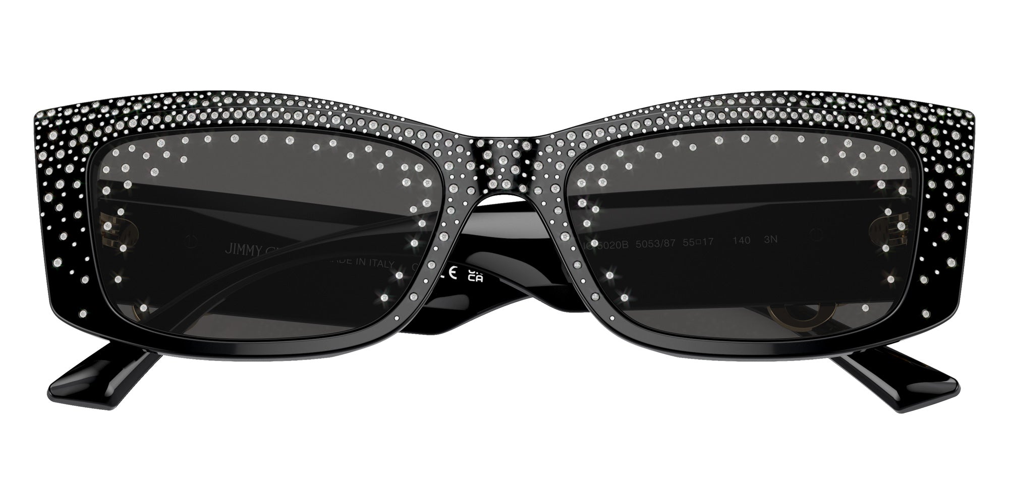 Jimmy Choo JC5020B 505387 55 - Black / Dark Gray #id:jc5020b505387_s:100120