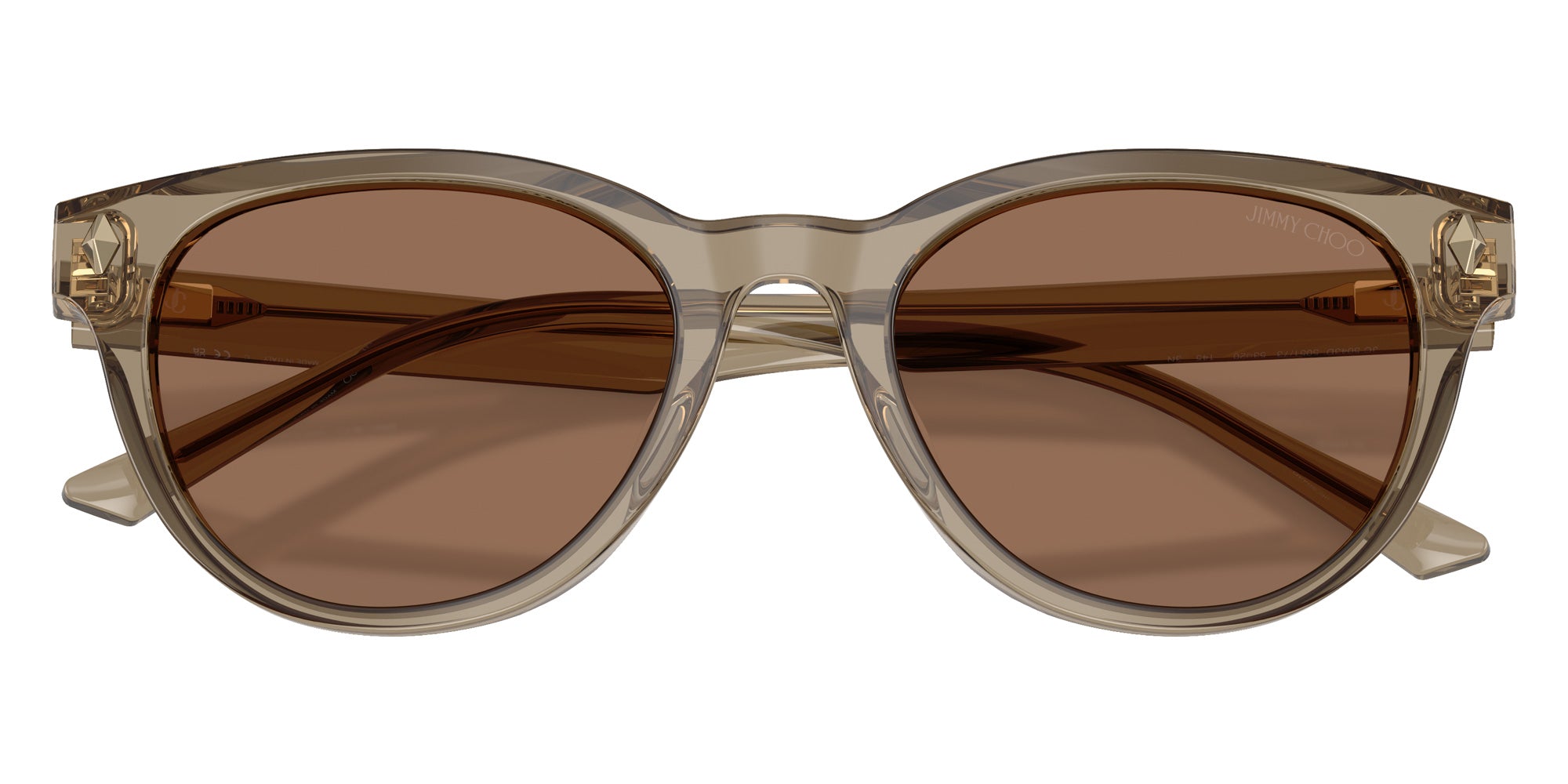 Jimmy Choo JC5043D 505173 53 - Transparent Brown / Dark Brown #id:jc5043d505173_s:102120