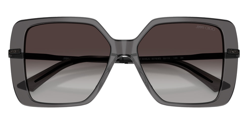 Jimmy Choo JC5048JU 50788G 55 - Transparent Black / Gradient Gray #id:jc5048ju50788g_s:106120