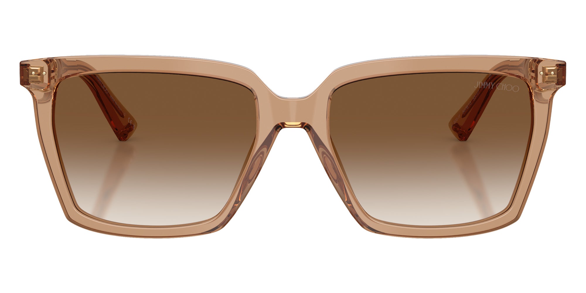 Jimmy Choo JC5051F 507613 55 - Transparent Tan / Brown Gradient #id:jc5051f507613_s:100100