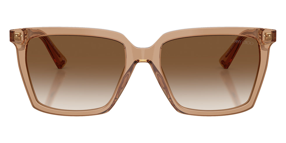 Jimmy Choo JC5051F 507613 55 - Transparent Tan / Brown Gradient #id:jc5051f507613_s:100100