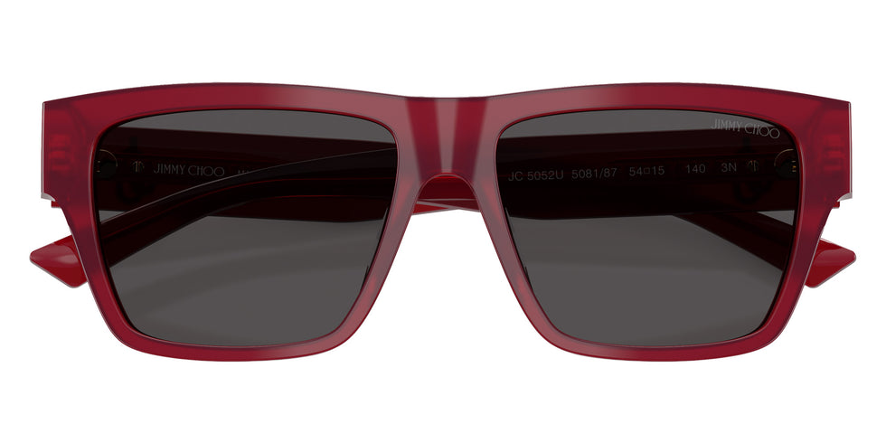 Jimmy Choo JC5052U 508187 54 - Opaline Cranberry / Dark Gray #id:jc5052u508187_s:102120