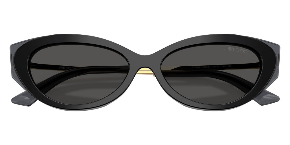 Jimmy Choo JC5065U 510387 54 - Black/Transparent Gray #id:jc5065u510387_s:102120