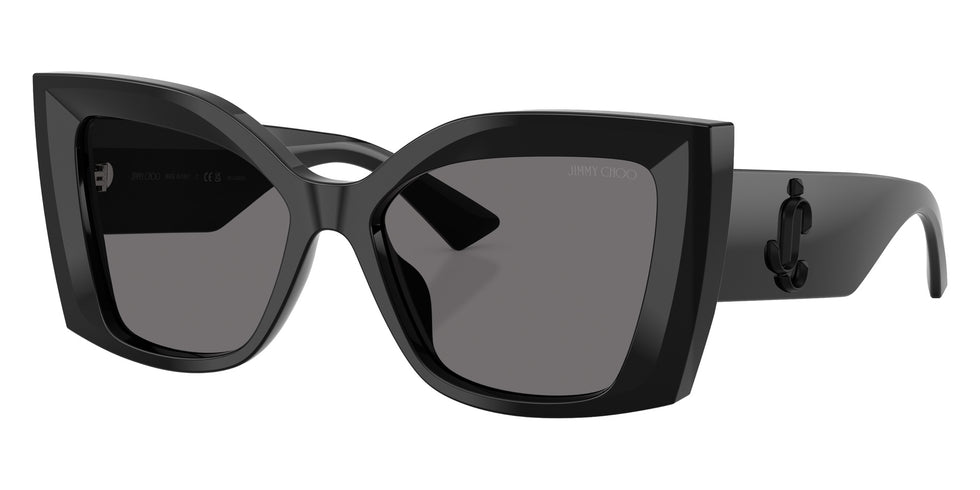 Jimmy Choo JC5074U 500081 54 - Black / Polarized Dark Gray #id:jc5074u500081_s:100105