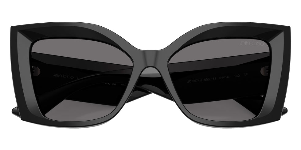 Jimmy Choo JC5074U 500081 54 - Black / Polarized Dark Gray #id:jc5074u500081_s:100120