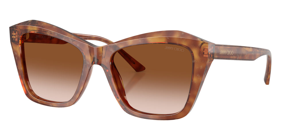 Jimmy Choo JC5076 511413 54 - Blonde Glitter Havana / Brown Gradient #id:jc5076511413_s:106105