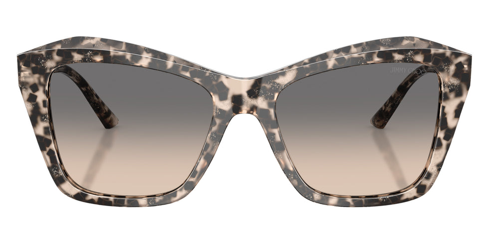 Jimmy Choo JC5076 5115G9 54 - Gray Glitter Havana / Brown Gradient #id:jc50765115g9_s:108100