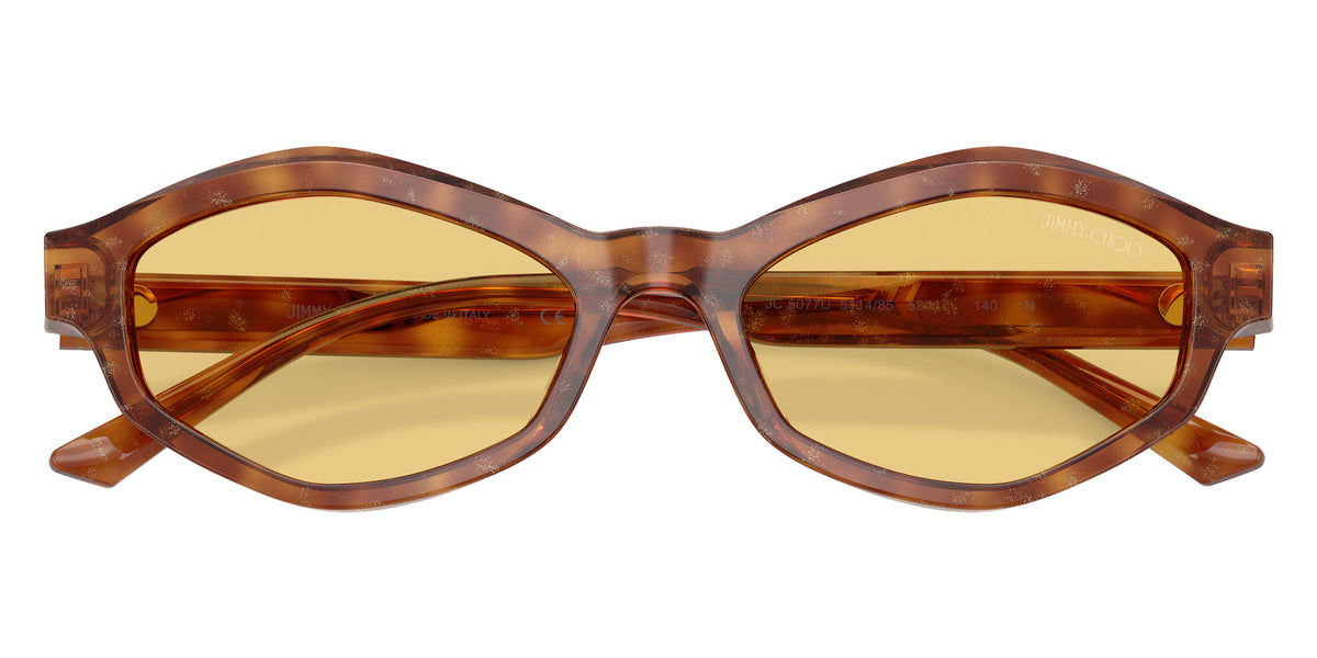 Jimmy Choo JC5077U 511485 52 - Blonde Glitter Havana / Yellow #id:jc5077u511485_s:104120