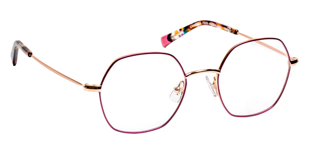 J.F. Rey Camelia 7555 46 - Plum/Rose Gold Shiny #id:jfrcamelia7555_s:106100