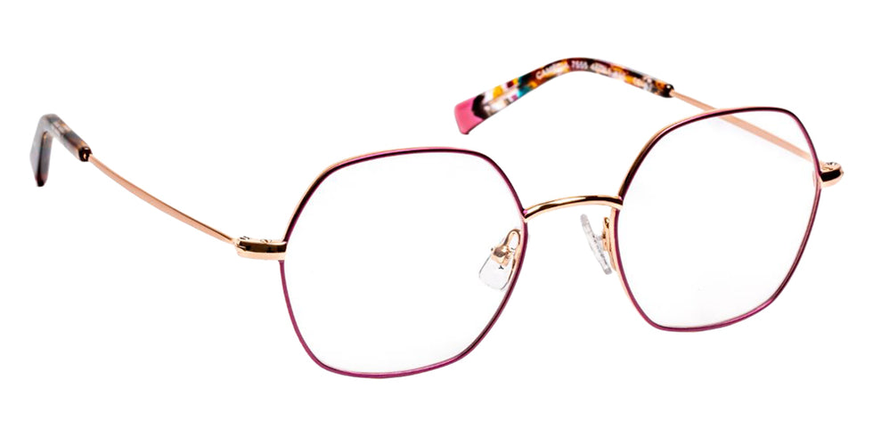 J.F. Rey Camelia 7555 46 - Plum/Rose Gold Shiny #id:jfrcamelia7555_s:106100