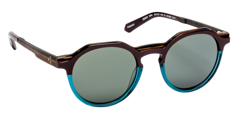 J.F. Rey Cesar 3844 52 - Burgundy/Teal Blue #id:jfrcesar3844_s:104100