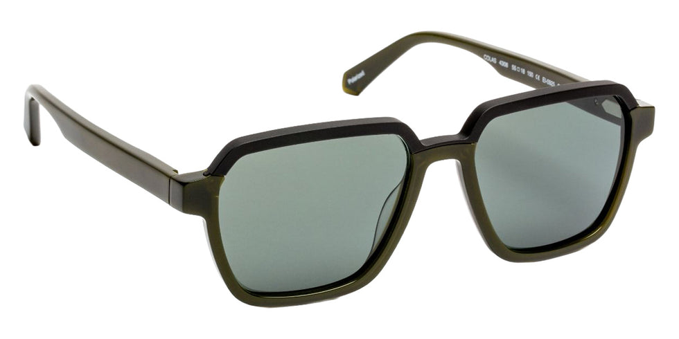 J.F. Rey Colas 4308 55 - Aluminium Matte Black/Khaki / Gray AR #id:jfrcolas4308_s:104100