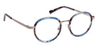 J.F. Rey Fun 2505 47 - Blue Tortoiseshell/Gunmetal Shiny #id:jfrfun2505_s:102100